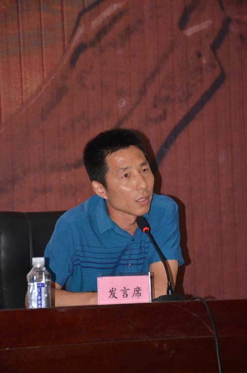 教师代表唐天龙发言 MACAO·yl6776永利